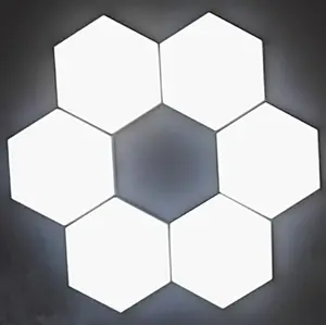 Innovatieve hexagon IP44 led combinatie plafondpaneel puzzel lichten voor woonkamer, kantoor, hotel, restaurant