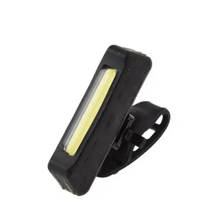 Wason Verbeterde Fietsen Accessoire 3W Cob Groothoek Verlichting Usb Oplaadbare Siliconen Bike Hoofd Front Veiligheid Licht Voor Gift