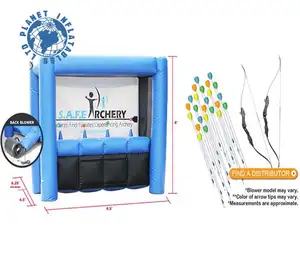 स्वनिर्धारित लोगो मुद्रण Inflatable मंडराना तीरंदाजी गेंद खेल Inflatable तीर रेंज खेल किराये व्यापार के लिए