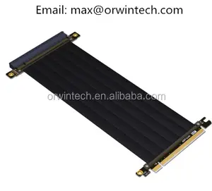 Riser PCI Express Gen3.0 PCI-E 16x pcie 3,0x16 Riser Grafikkarte Band Verlängerungskabel 5 cm für GTX1080ti