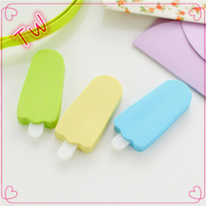 Best verkochte creatieve schrijfwaren uit China, grappige ijsjes-design TPR potloodgum 027 - Product Image 4