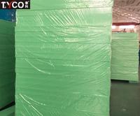 Panneau d'isolation en polystyrène xps, 10 pièces, 20mm, pour résistance aux moisissures étanche