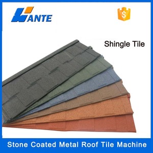 Tôle de toiture en acier galvanisé imperméable WANTE, revêtement en zinc et aluminium, tuiles romaines, tuiles métalliques revêtues de pierre - Product Image 2