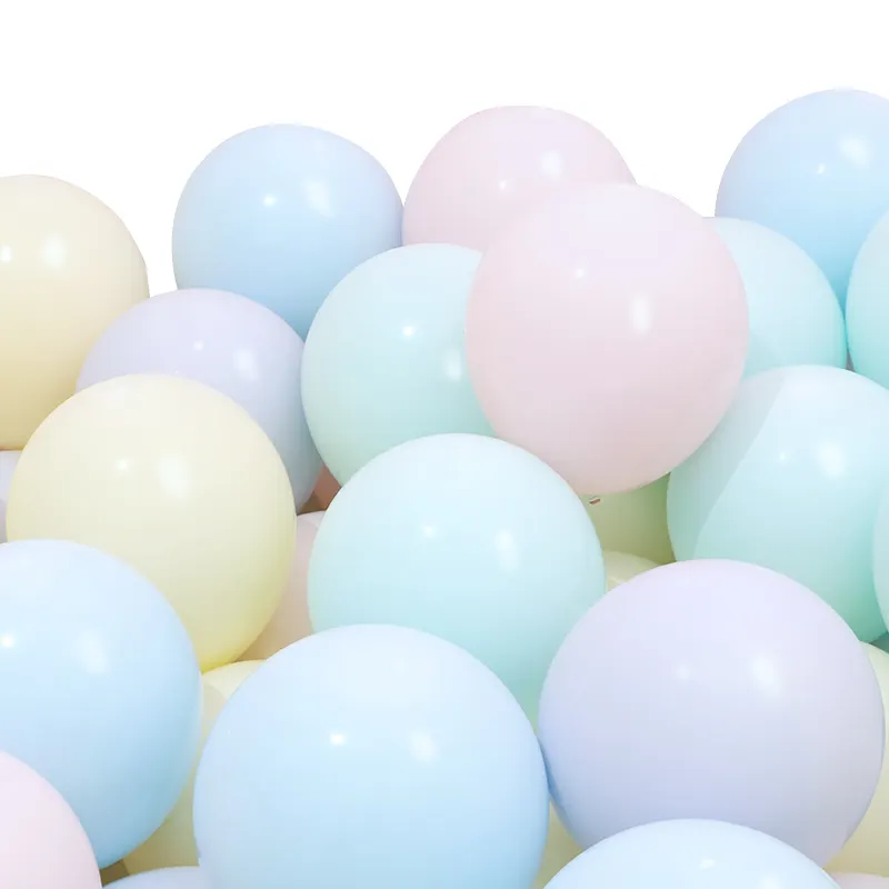 Marcaroon Pastel colors round latex balloons 5 10 12 36inches for Party decorations