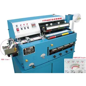 HL-YTP460C With automatic cutting and Digital pull position four color garments and cloths label printing machine