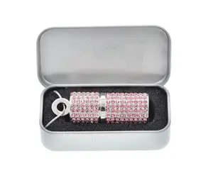 Bling Кристалл Бриллианты usb 2,0/3,0 карта памяти 8 32 64 128 256 512 ГБ флэш-накопитель ожерелье подарок