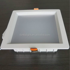 Carcasa de aluminio 25 w empotrada de alta potencia llevó el downlight cuadrado - Product Image 1
