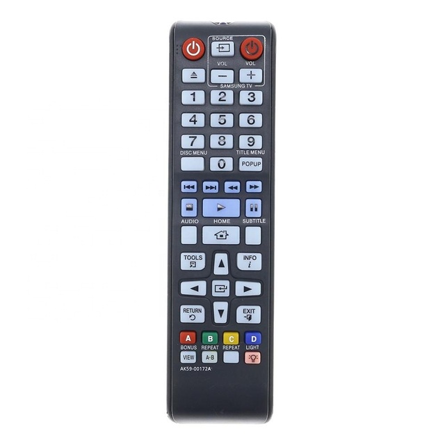 Universal AK59-00172A Remote Control Suitable for Samsung DVD Blu-Ray Player with Backlight