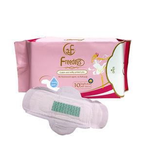 Serviette hygiénique en coton pour femme, marque OEM, vente en gros, ion négatif - Product Image 1