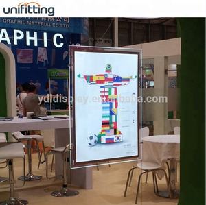 A3 double side LBB-A3P2 <span class=keywords><strong>Slim</strong></span> LED quảng cáo dấu hiệu ánh sáng hộp hình chữ nhật hình dạng - Product Image 2