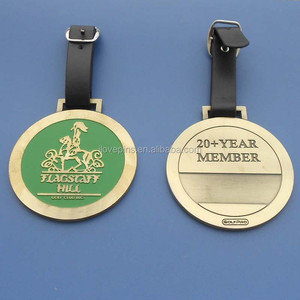 Etichette per Borse da Golf, Targhette con Nome per Mazze da Golf, Regali per Membri da 20 Anni, Accessori per Borse con Cinturino in PVC, Vendita Calda - Product Image 2