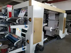 2 Colors Printing Machine YT-41000 Helical Gear Transmit HDPE LDPE Plastic Roll 4 Colors Flexo Printing Machine