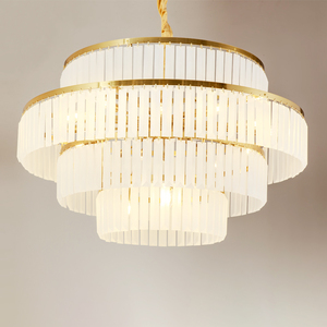 Hiện Đại Màu Trắng Capiz Vỏ Và Đá Cẩm Thạch Đá Trang Trí <span class=keywords><strong>LED</strong></span> Agate Carnegie Pendant Lamp Chandelier Đối Với Nhà - Product Image 2