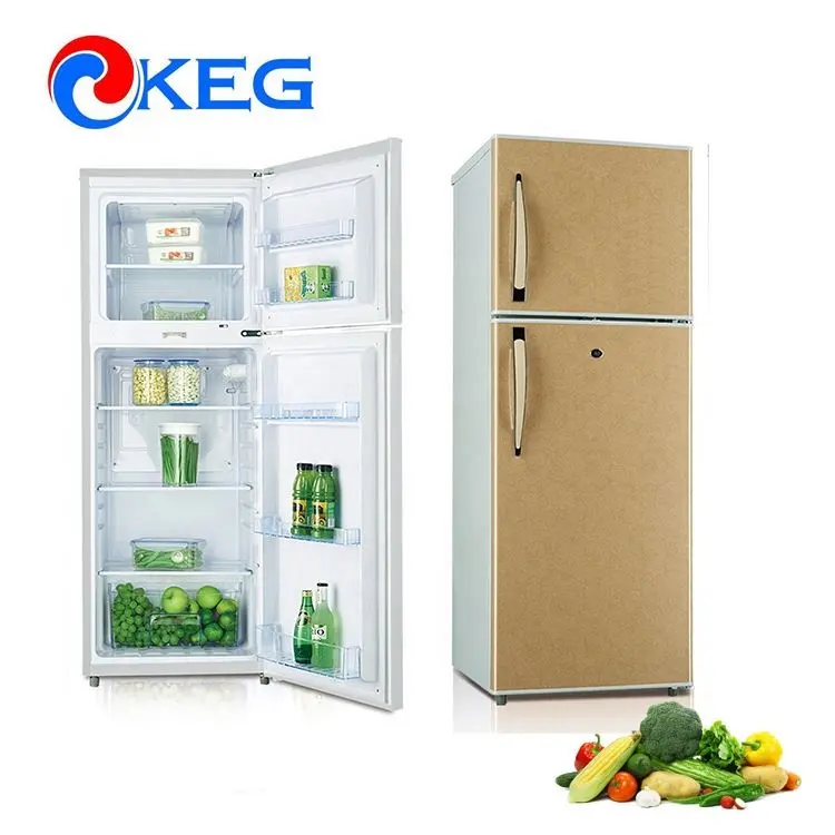 252L Iraq Double Door Two-Door Home Use Refrigerator for Sale with Outside Evaporator