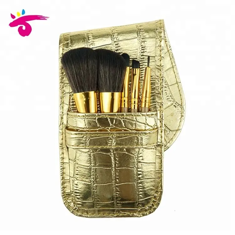 5 Pcs Mini Gold Glitter Makeup Brush Maquillaje Cosmetics Makeup Products