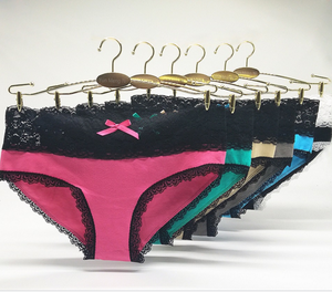 2018 Speciale Ontwerp Panty Met Kant Borduurwerk Dames Sexy <span class=keywords><strong>Fancy</strong></span> Panty Thong Zachte Hoge Kwaliteit Vrouw Ondergoed - Product Image 6