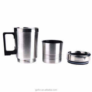 Bollitore Elettrico Portatile da Auto 12V 24V 300ml in Acciaio Inox, Tazza Riscaldante Rapida per Acqua, Tè, Caffè, Latte - Product Image 5