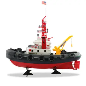 बड़े आकार आर सी खिलौने 3810 रिमोट कंट्रोल आग बंदरगाह टग नाव