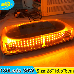 36 W/28 cm seguridad vial techo magnético portátil mini LED semáforo para vehículo - Product Image 2