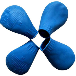 2019 नई डिजाइन आउटडोर गैर पर्ची निविड़ अंधकार रबर पालतू जानवर जूते मोजे कुत्ता जूते - Product Image 2