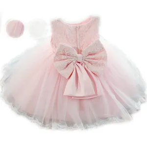 Baby Meisje Jurk Doop Gedoopt Party Formele Jurk Meisjes Tule Prinses Trouwjurk Voor Peuter En Baby Meisje