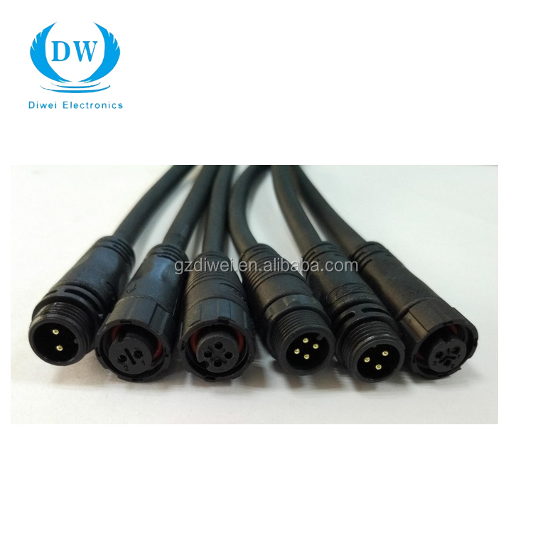 2 pin impermeable IP68 cable conector para LED
