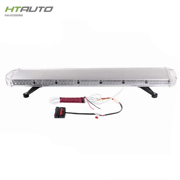 HTAUTO 46 pollici 96 W 12 V 24 V Ambra Bianco Ha Condotto La Luce Bar Strobe Veicolo Secury Luce del Tetto