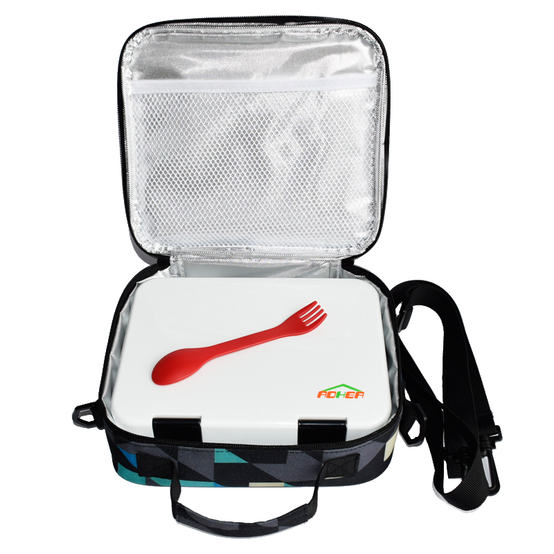 Aohea lunch box bag for kids adults Convenient insulated school office bento lunch box bag