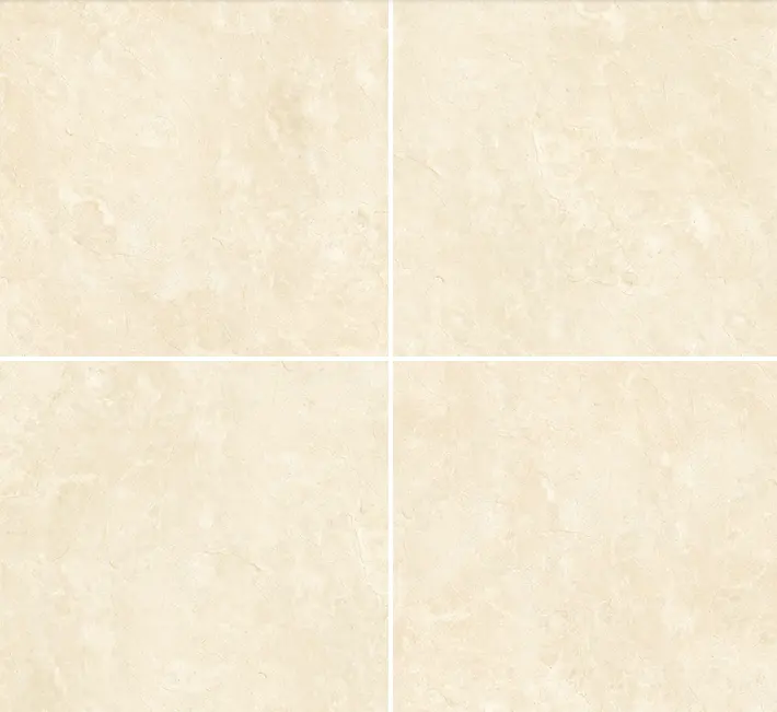 Good quality Mexican Cream Rose Color Polished Glossy Vitrified Tile Like Marble Porcelain Floor Tiles