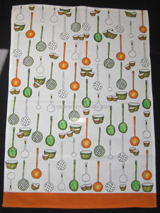 Vintage personnalisé/torchon <span class=keywords><strong>de</strong></span> cuisine uni pour la vente en gros avec impression/broderie - Product Image 4