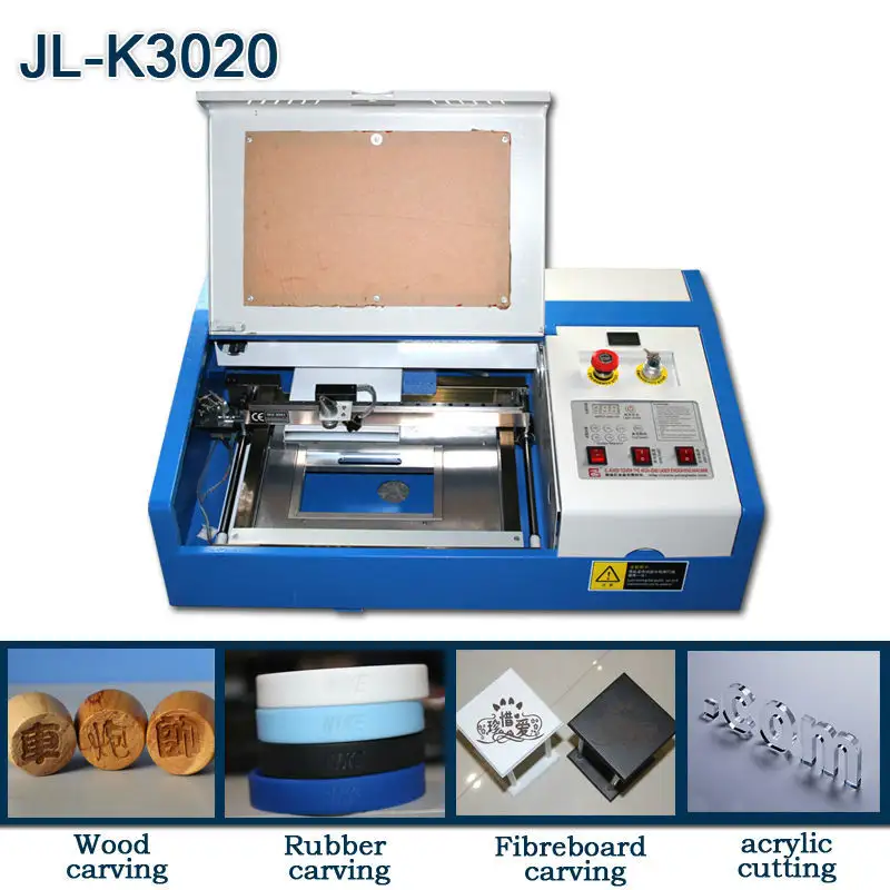 الليزر آلة نقش باستخدام الكريستال سعر 40w/50W JL-K3020