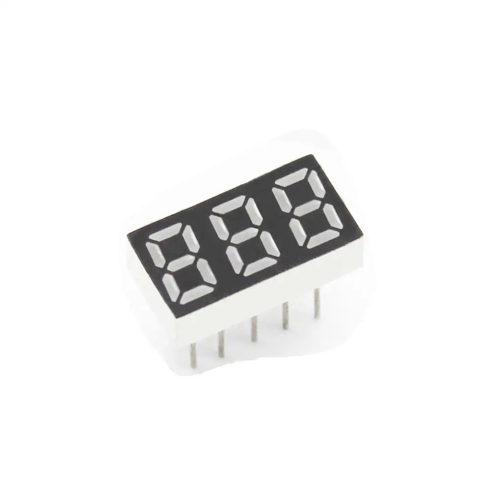 0.25 Inch Kleine 7 Segment Display Ultra Rood 3 Digit Mini Led 7 Segment