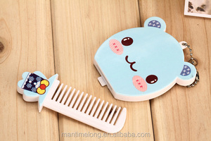 Simpatico specchietto portatile in stile cartone animato, set di specchietti per il trucco mtl - Product Image 4