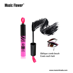 Música flor grueso ojo negro marca mascara maquillaje alargamiento curling Eye <span class=keywords><strong>Lash</strong></span> cosméticos maquillaje impermeable 3D <span class=keywords><strong>rimel</strong></span> - Product Image 2
