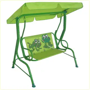 Cadeira balanço infantil de metal com design de animais, cadeira balanço para crianças