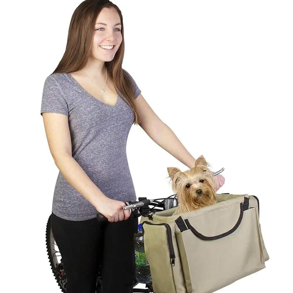 Велосипедная корзина для домашних животных, индивидуальная уличная сумка на плечо, переноска с мягкими бортами для собак, велосипедная корзина для маленьких питомцев
