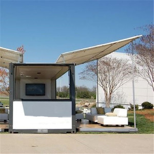 Hysun المنقولة المحمولة المنبثقة تصميم منزل حاوية مقهى مقهى تصنيع المصنع مباشرة بيع - Product Image 6