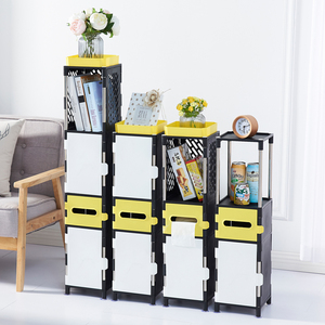 ที่มีคุณภาพสูงราคาต่ำทนทานห้องน้ำชั้นเก็บพลาสติกชั้นวาง - Product Image 4