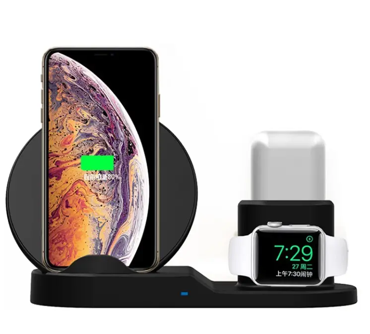 best selling products 2019 in usa Wireless Charger for iph one Charger 3-in-1 Charging Station for iph