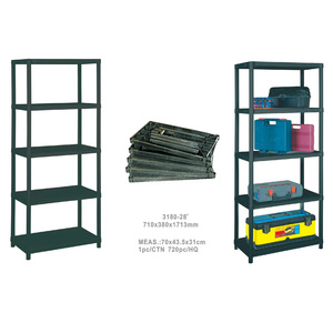 <span class=keywords><strong>Étagère</strong></span> universelle <span class=keywords><strong>en</strong></span> <span class=keywords><strong>plastique</strong></span> <span class=keywords><strong>noir</strong></span> robuste, 4 pièces, <span class=keywords><strong>étagère</strong></span> de rangement à domicile, unité amovible, organisateur - Product Image 4