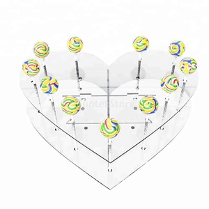 Espositore per Mini Lollipop <span class=keywords><strong>in</strong></span> Acrilico con 5 Fori, Supporto per Cake Pop per Esposizione <span class=keywords><strong>in</strong></span> Negozio - Product Image 5