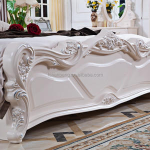 الهيدروليكي رفع حجم الملك بروفانس الفرنسية الابيض أثاث - Product Image 6