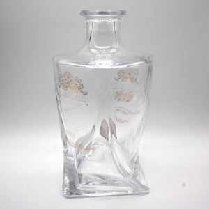 Botellas de Licor de Vidrio de 750 ml con Diseño Personalizado de Fábrica, Botella de Licor con Forma de Espiral de 750 ml para Whisky - Product Image 6