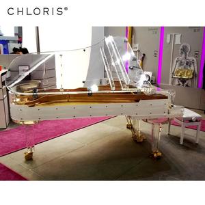 <span class=keywords><strong>Piano</strong></span> <span class=keywords><strong>de</strong></span> Acrílico Transparente para Conciertos y Escenarios, Muebles <span class=keywords><strong>de</strong></span> Hotel <span class=keywords><strong>de</strong></span> Lujo Chloris, Precio del <span class=keywords><strong>Piano</strong></span> <span class=keywords><strong>de</strong></span> Cristal <span class=keywords><strong>de</strong></span> 275 con Luces LED - Product Image 4