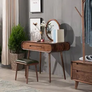 Table de luxe en bois, 5 pièces, meuble de maquillage pour chambre à coucher, design d'armoire moderne