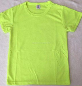 Fashional de neón verde kid camiseta dry fit running zapatillas deportivas para niños y niñas - Product Image 1