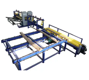 Wood Cutting Band Saw Vertical Band Sawmill Double Blade Sawmill