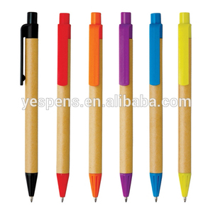 Bolígrafos Ecológicos al por Mayor, Tipo <span class=keywords><strong>Paper</strong></span> <span class=keywords><strong>Mate</strong></span> Flair, Función de Clic, Logotipo Personalizado, Colores de Tinta (Azul/Negro/Personalizado) - Product Image 5