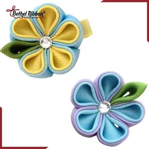 Teenage hair bows accessories satin hair bow