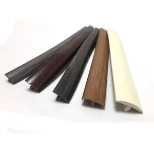 Plastic t edge trim pvc edge banding flexible t molding for furniture decoration